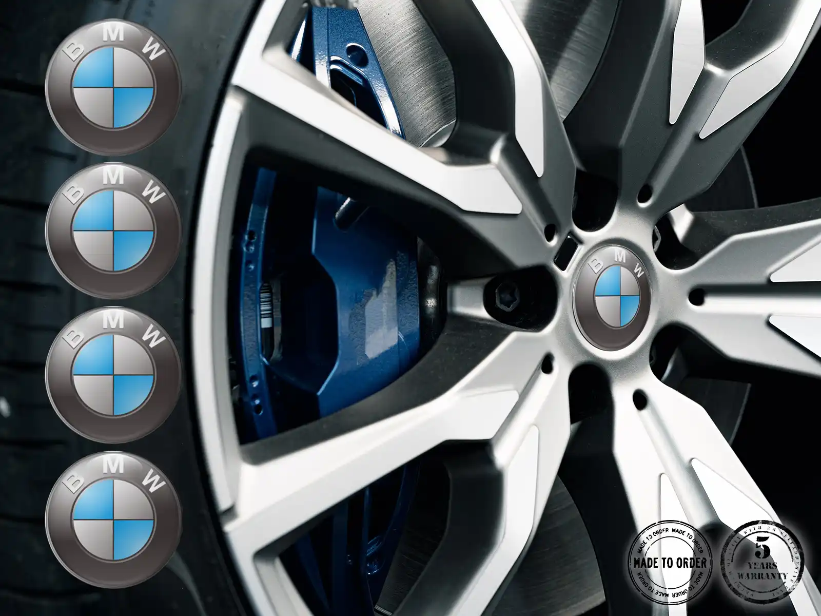 BMW Décalques Roues Niche Pulsation Racing Quantique